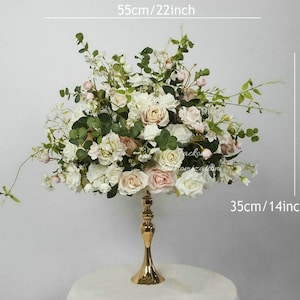 Rustic Style Wedding Table Centerpieces Flower Centerpiece Bridal Shower Aisle Runner Flower Altar Decor Floral Artificial Flower Ball