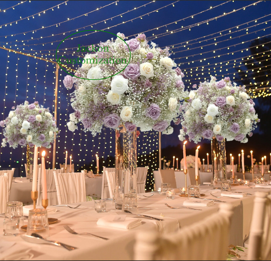 Purple centerpieces - Etsy México, image size:930x896