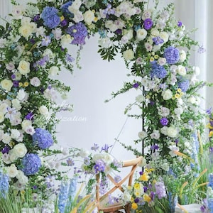 Personalized Flower Arch,Handmade Floral Arch,Spring Wedding Flower Garland,Shop Front Floral Decor,Wedding Floral Decor,Flower Cecterpiece