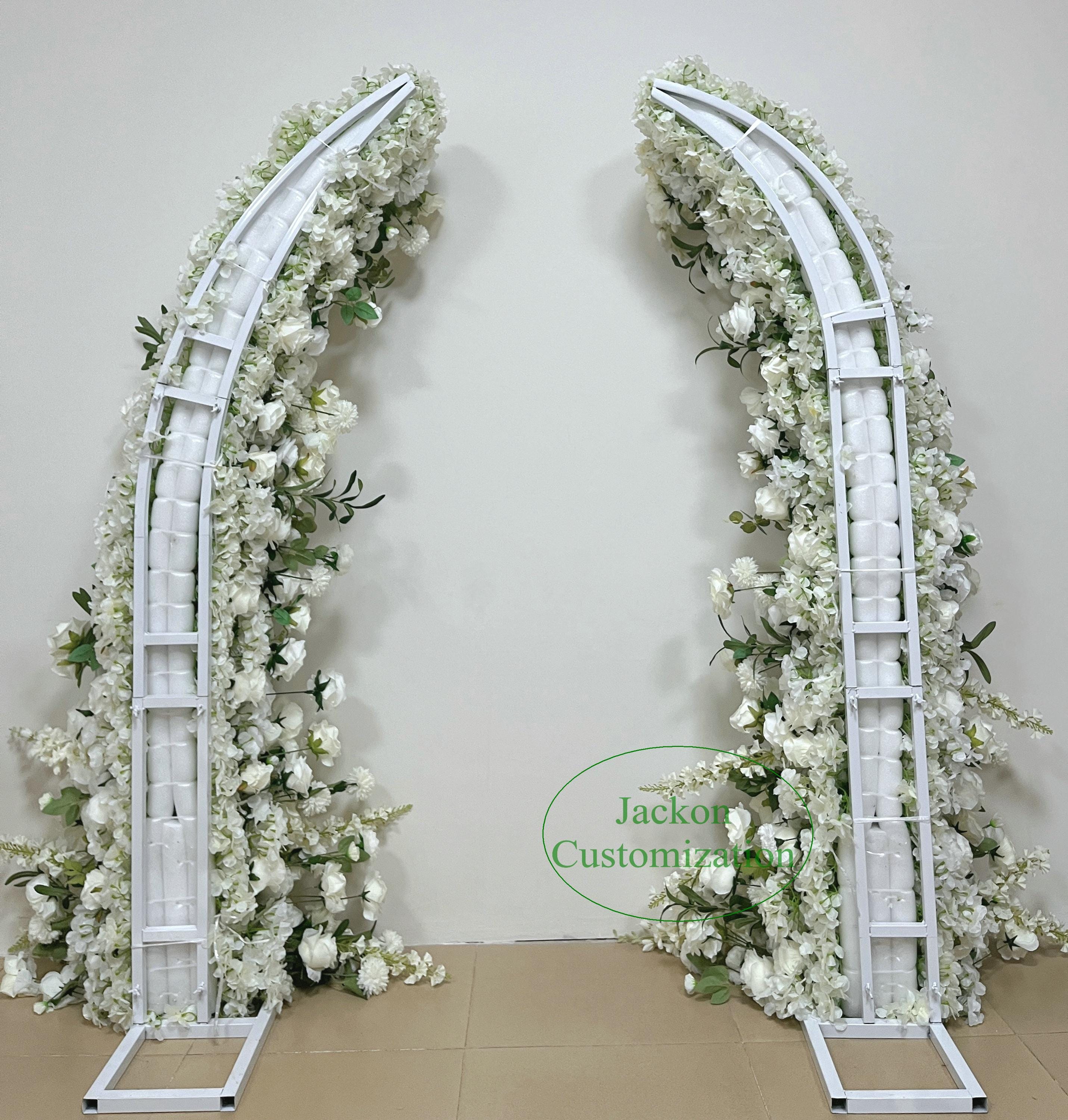 Ghirlanda Di Rose Artificiali Da 2 Pezzi, 230 Cm Di Viticci Appesi Per Decorazione Dell Arco Della Porta Del Giardino Della Festa Nuziale Rosa 98555426