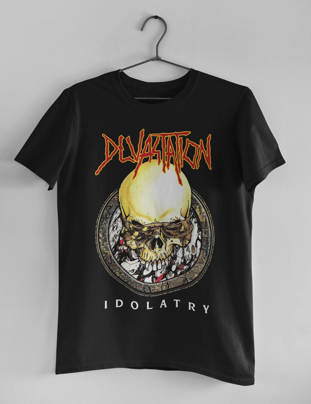 Devastation Unisex T-shirt - Idolatry - Thrash Metal - Death