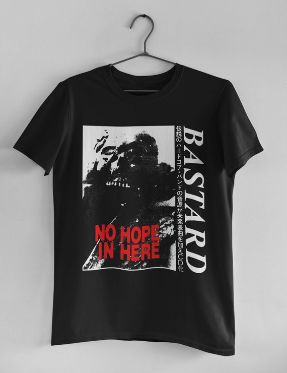 Bastard Unisex T Shirt No Hope in Here Japanese Crust Punk   Etsy 日本