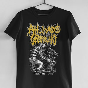Ahumado Granujo T-Shirt unisexe - Splatter Tekk - Goregrind - Grindcore - Gabber - Death Metal - Brutal - Cyberpunk - Album Art