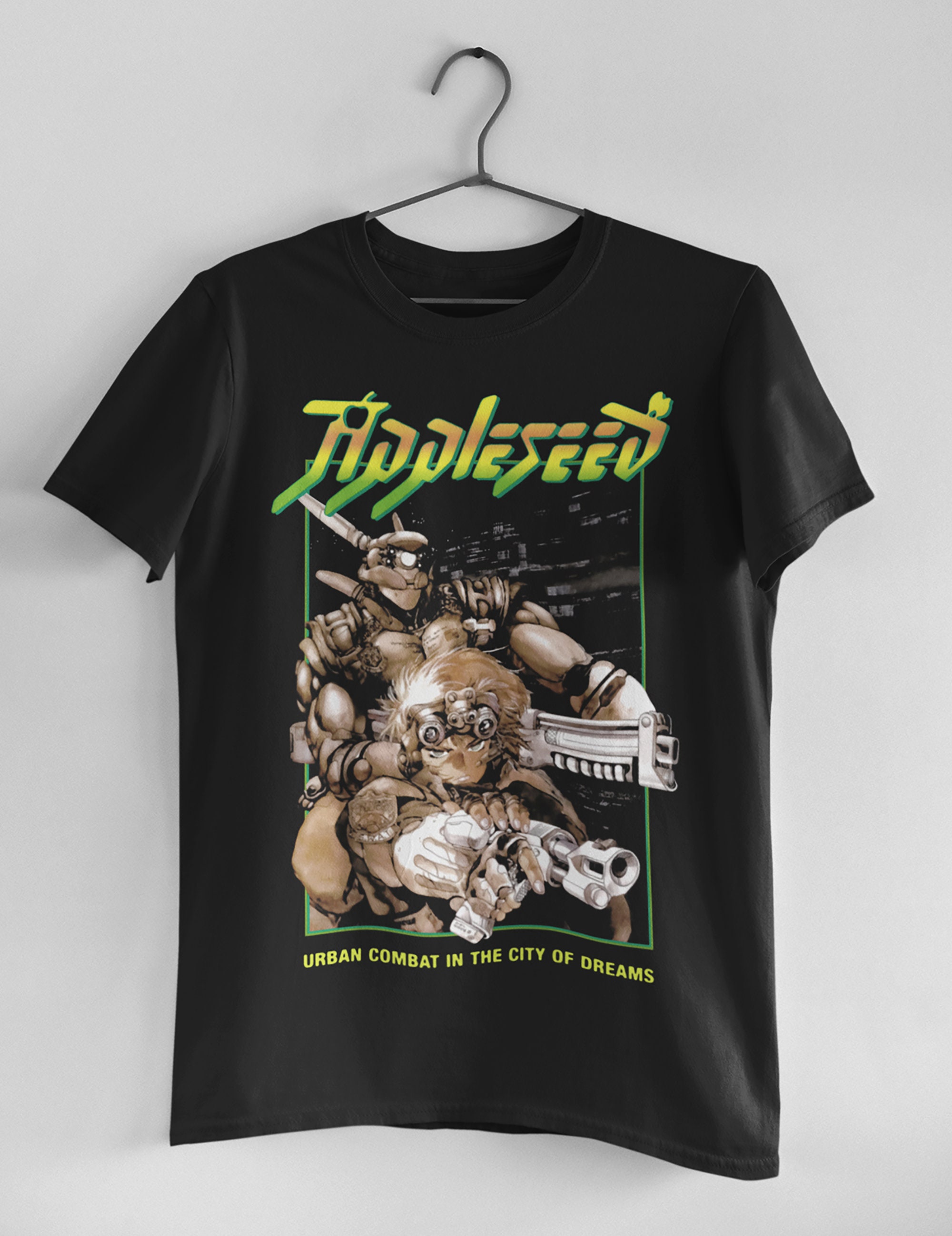 Appleseed Unisex T-shirt 1988 Film Shirow Masamune Cyberpunk Anime