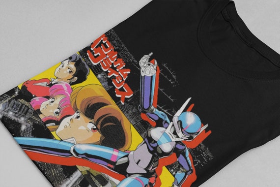 Bubblegum Crisis Unisex T-shirt - 80s Anime - Vintage Manga Bubblegum Crisis Unisex T-shirt - 80s Anime - Vintage Manga