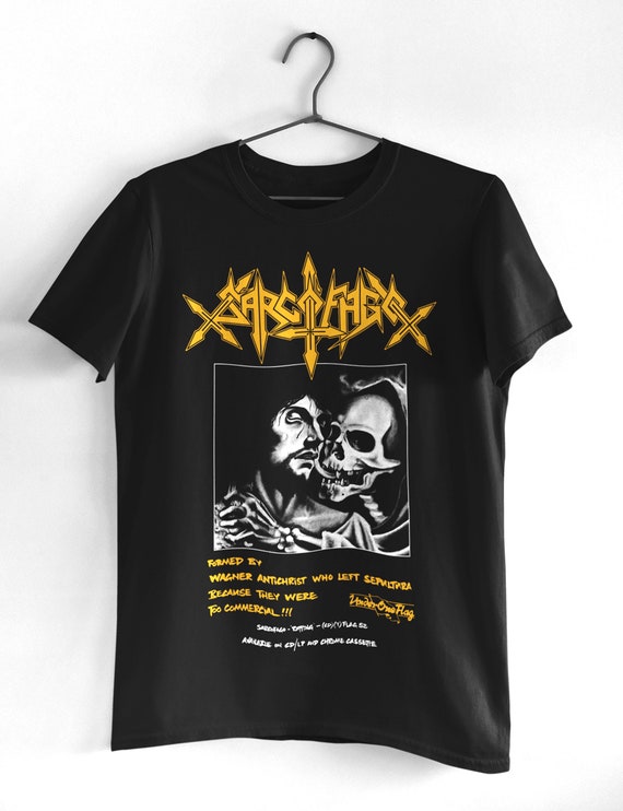 Sarcofago Rotting Unisex T-shirt Album Art Brazilian Black Metal