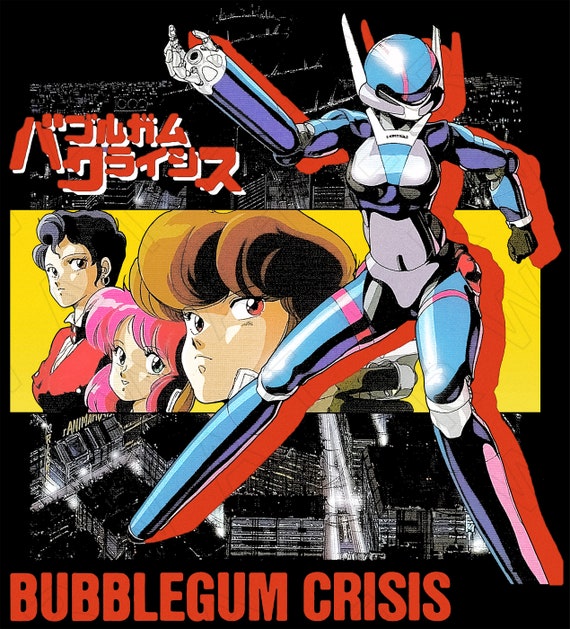 Buy Bubblegum Crisis Unisex T-shirt 80s Anime Vintage Manga Online in India  - Etsy