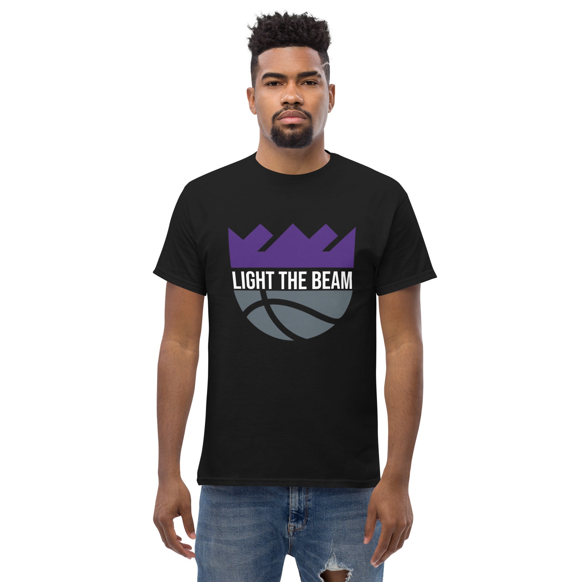 GeeVulTEES Sacramento Kings Tee - Kevin Huerter Shirt - Light The Beam