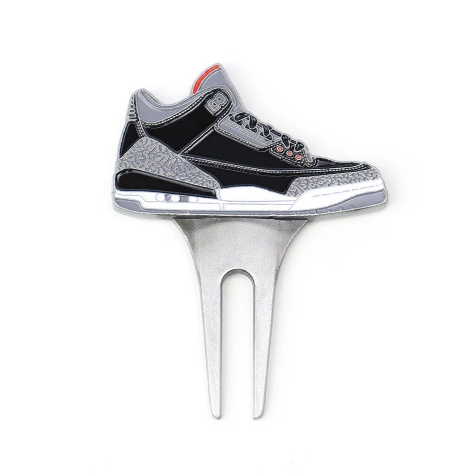 Golf Shoe Divot Tool/putting Target Jordan Cement Inspired
