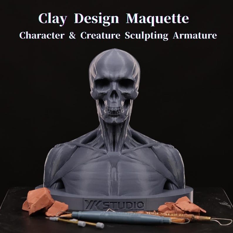 Clay Model Characters Clay Design Maquette – Character & Creature Sculpting Armature - Etsy