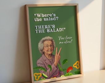 Doris Inspired Wall Art Print  - Iconic quote from the beloved British TV Show - Perfect for any Gavin and Stacy Fans!