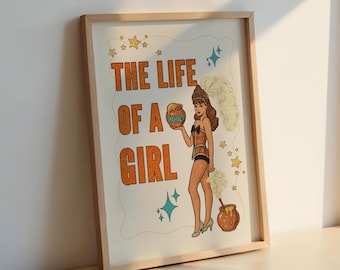 Life of a showgirl Inspired Wall Art Print A4 - Iconic HONEY Lyric - Perfect for any Swifty!