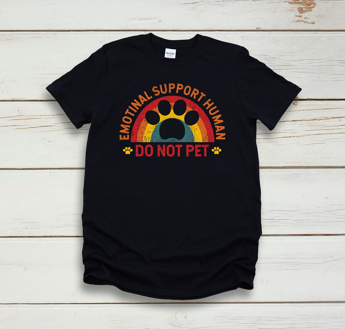Emotional Support Human Do Not Pet Dog Owner Support Human Etsy