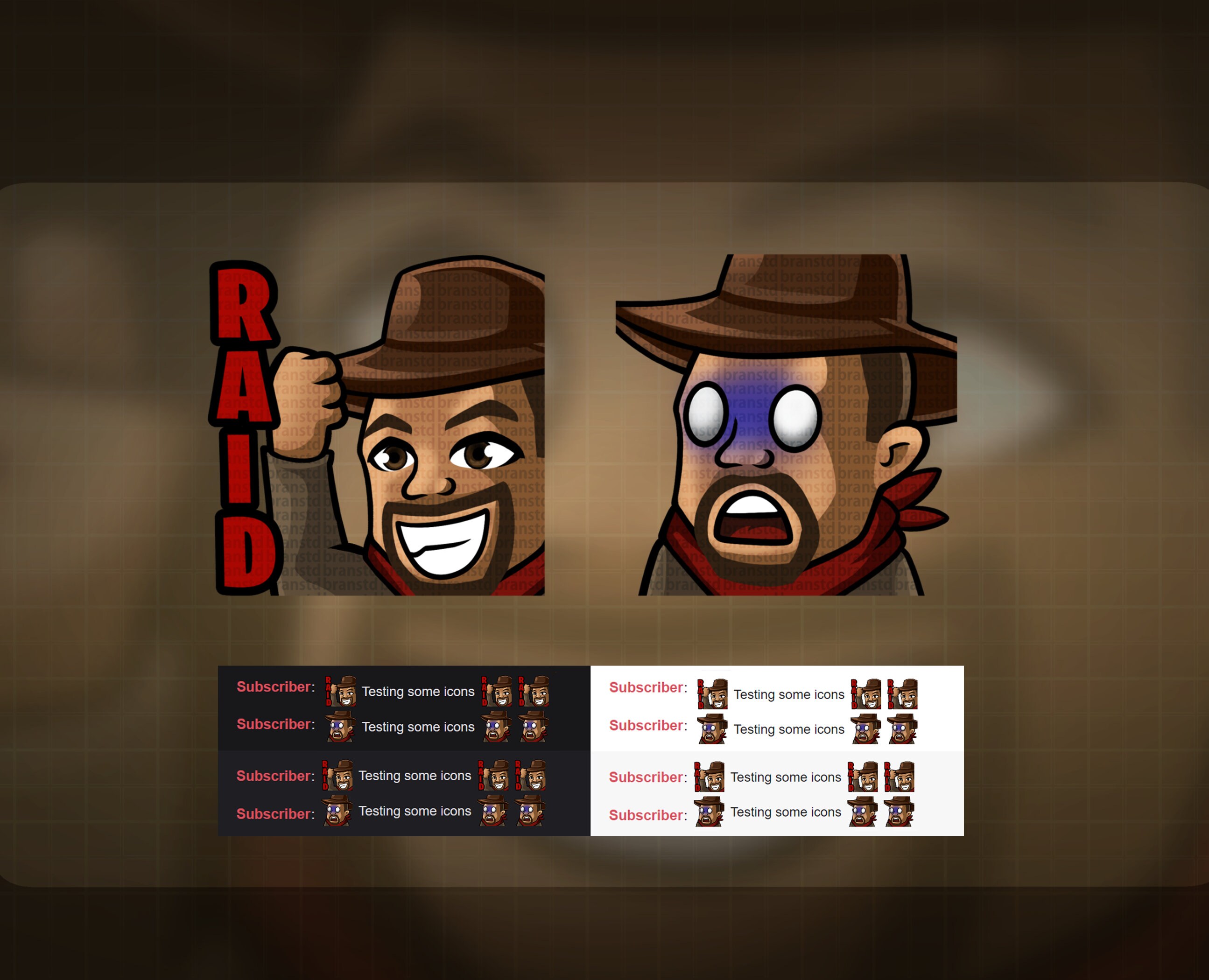Cowboy Twitch Emotes: Wild West Streamer Emotes (digital Download) - Etsy