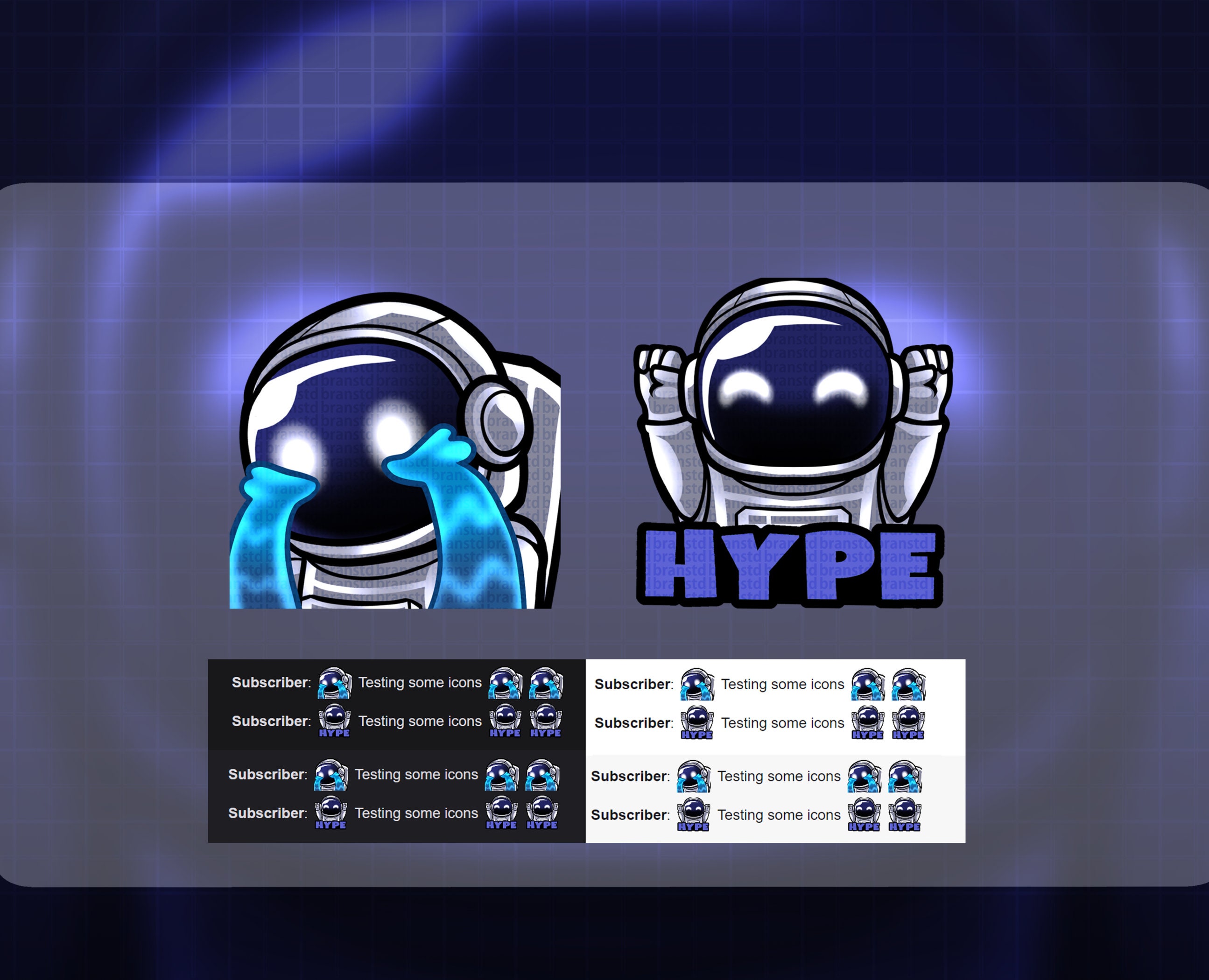 Astronaut Twitch Emotes: Spaceman Streamer Emotes (digital Download) - Etsy