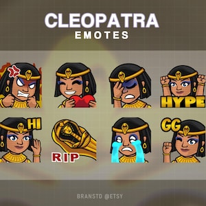 8 gestos de Cleopatra (griegos y egipcios)