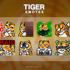 8x Tiger twitch-emotes - Tiger twitch-emotes - Tiger twitch-emotes
