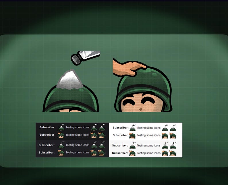 Soldier Twitch Emotes: Army Stream Emotes (digital Download) - Etsy UK