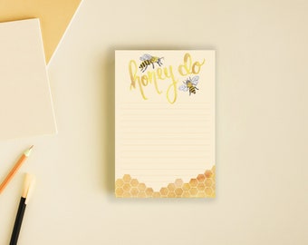 Honey Do Notepad Lined To Do List Etsy