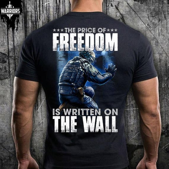 Freedom png | The Price of Freedom Tee | Veteran Military Shirt | Patriotic American Flag Gift | Freedom Graphic T-Shirt