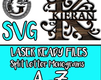 Download Vintage Monogram Svg Etsy
