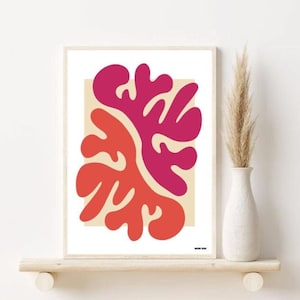 Illustration "Rêve" / Affiche A3 / Affiche Art / Poster / Décoration murale / Impression / Abstrait / Formes / Minimaliste