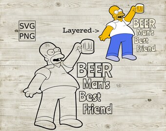 Download Homer Simpson Svg Etsy