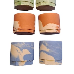 Bougeoirs / Pencil holder - Marbled effect
