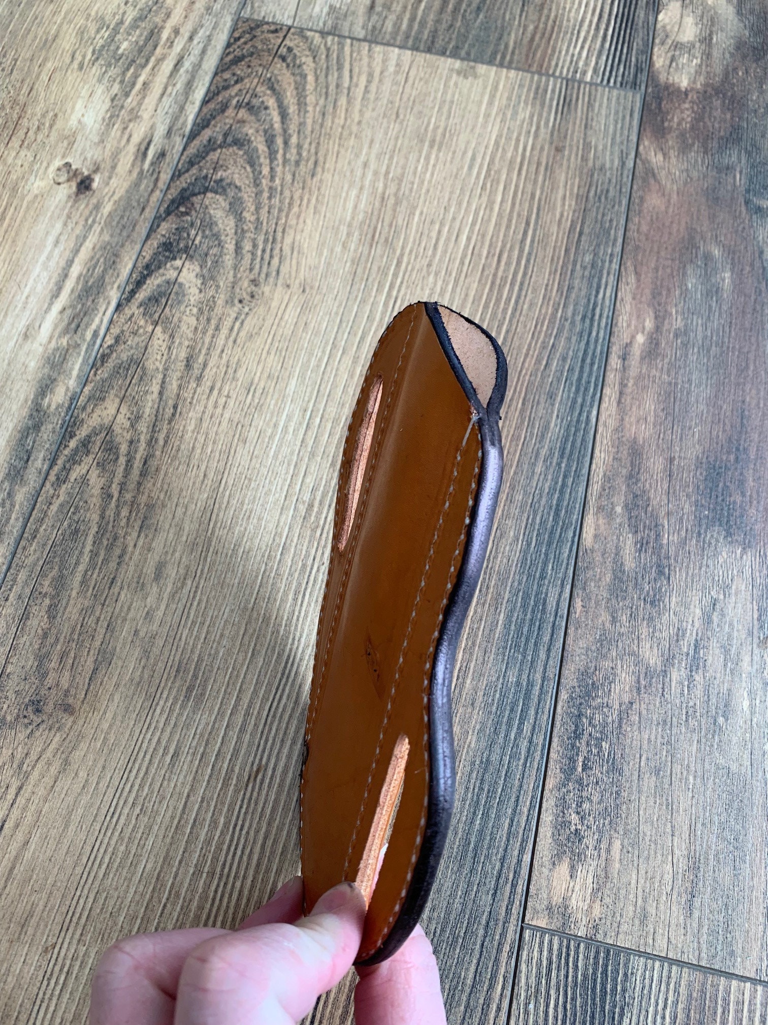 Extreme Slanted Pancake Knife Sheath / Fixed Blade Knife Etsy