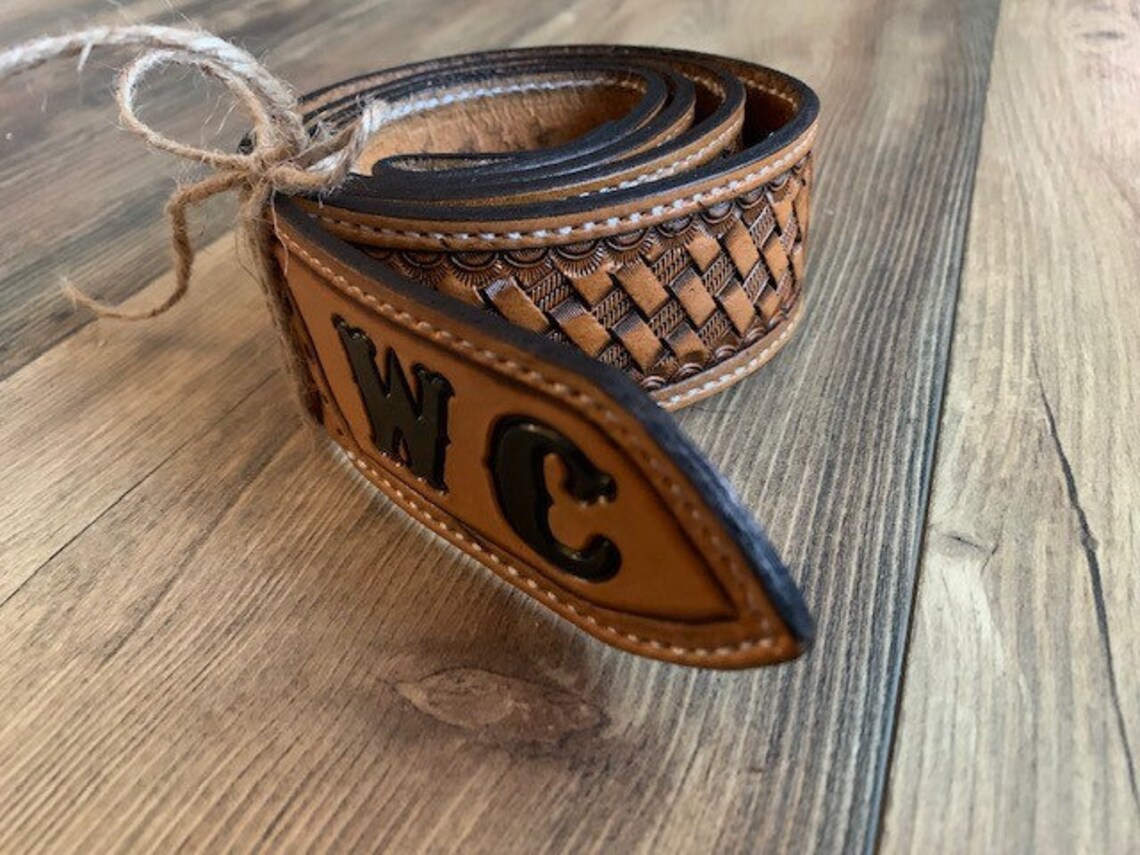 High Quality Leather Belt / 1 3/4 Leather Belt / Handmade Etsy