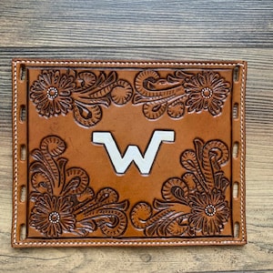 Wedding Bouquet Wrap / Leather Flower Wrap / Custom Wedding Bouquet Wrap / Western Boquete Wrap With Custom Letter or Brand