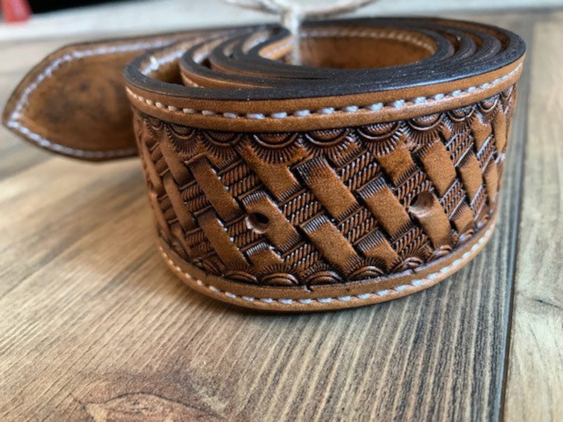 High Quality Leather Belt / 1 3/4 Leather Belt / Handmade Etsy