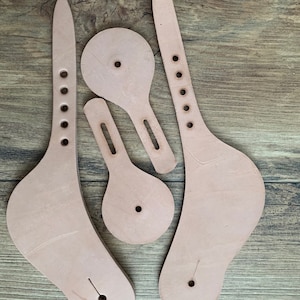 Blank Leather Youth Spur Straps / Youth Size Spur Straps Tack / Plain Spur Straps  /Rodeo Spur Straps / Trail Horse