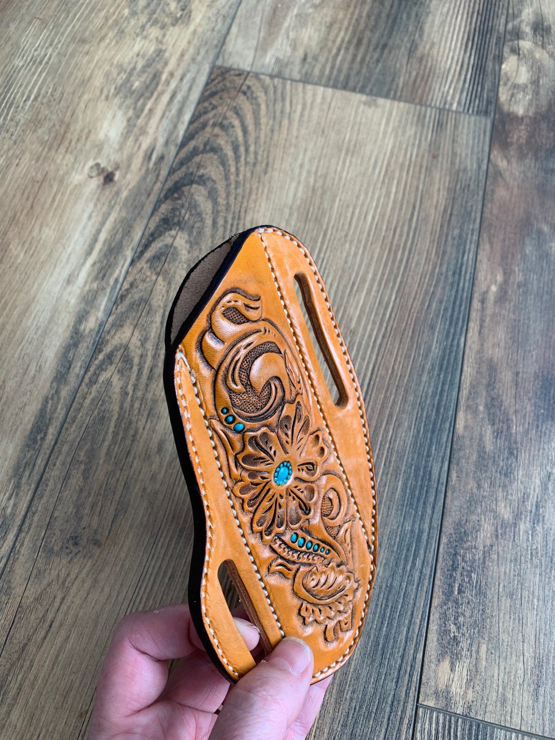 Extreme Slanted Pancake Knife Sheath / Fixed Blade Knife Etsy