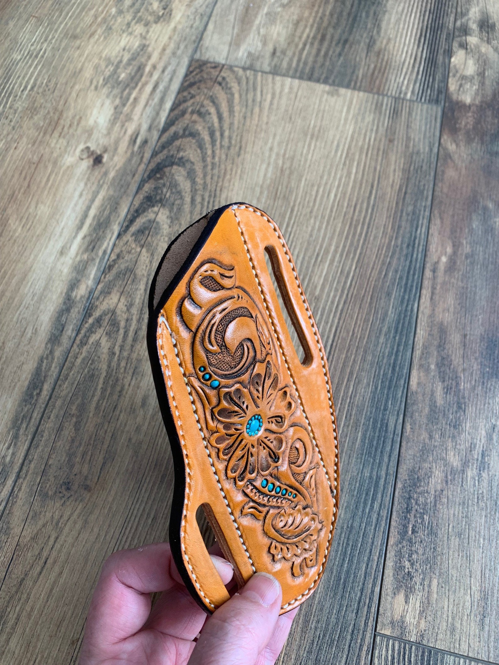 Extreme Slanted Pancake Knife Sheath / Fixed Blade Knife Etsy