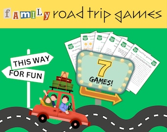 Road Trip Games, Family Road Trip Activities, Games for the Car