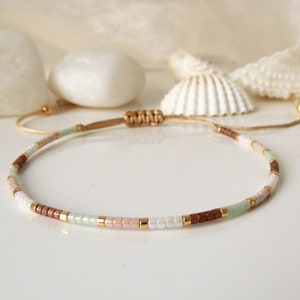 Bracelet made of Miyuki beads, adjustable, small gifts for women, birthday gift for girlfriend