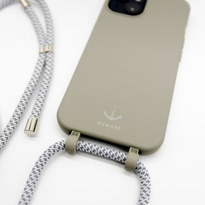 Étui pour téléphone portable TAUPEGRAU avec chaîne de téléphone portable amovible REFLEKTHELL