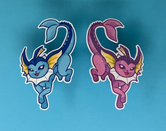 Regular or Shiny Vaporeon Sticker