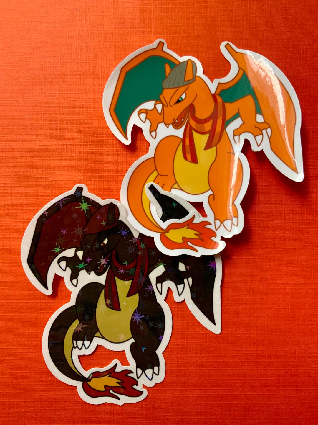 Regular or Shiny Unite Inspired Hipster Charizard Sticker - Etsy