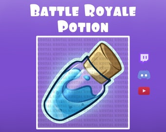 Emote Bataille royale potion Twitch | Emote twitch | discord emote | Twitch Emote Potion | Émote mignon discord | Emote twitch slurp