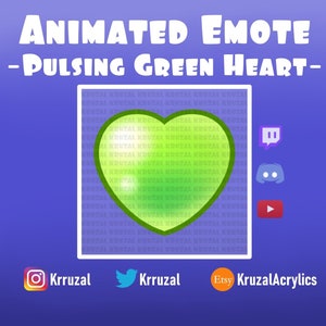 Twitch Animated Emote | Pulsing Heart | Emote Heart twitch | Love emote twitch | Heart animation | cute emote | Animated Emote Heart Twitch