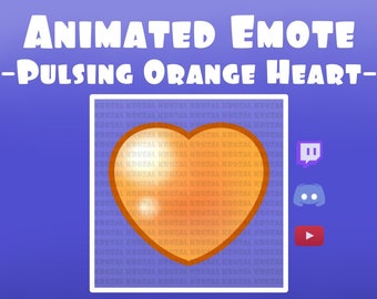 Emoticón animado de Twitch Heart | Gesto de corazón de contracción | emoticón de amor | Gesto de contracción animado | Bonito gesto de discordia | gesto de contracción | Gesto de corazón de contracción