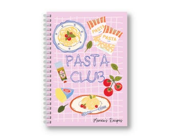 Personalised Waterproof Recipe Book | Cooking Journal | Baking | Family Recipes