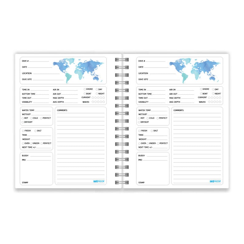 Custom Shark Waterproof Dive Log image 2