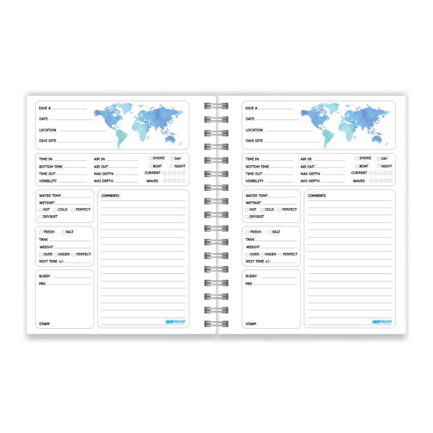 Custom Whaleshark Waterproof Dive Log Etsy