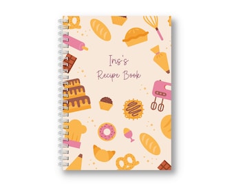 Ricettario impermeabile personalizzato / Diario di cucina / Ricette di pasticceria / Ricette di famiglia