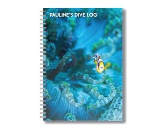 Custom Clownfish Waterproof Dive Log