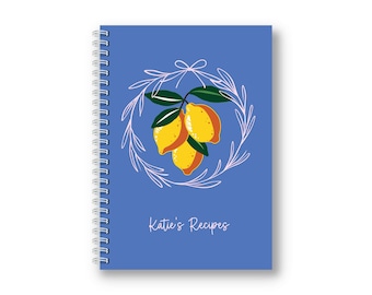 Personalised Waterproof Recipe Book | Cooking Journal | Baking | Family Recipes