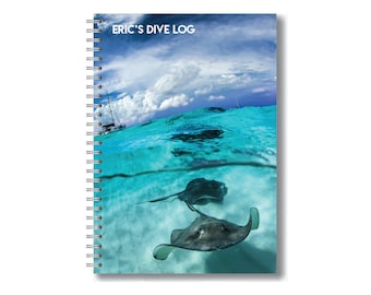 Custom Stingray Waterproof Dive Log